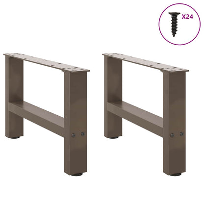 Salontafelpoten Staal Staal Naturel 50 x (30-31) cm
