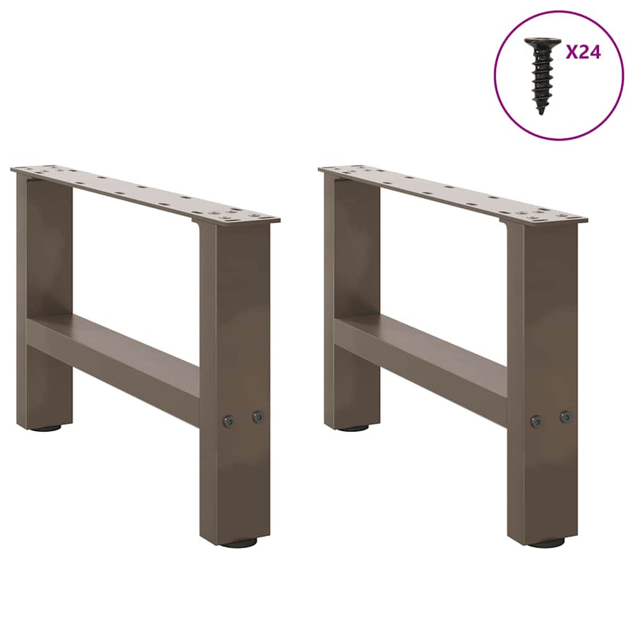 Salontafelpoten Staal Staal Naturel 50 x (30-31) cm