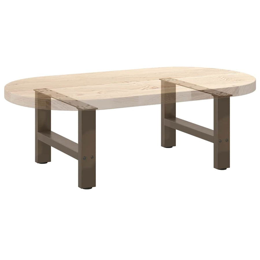 Salontafelpoten Staal Staal Naturel 50 x (30-31) cm