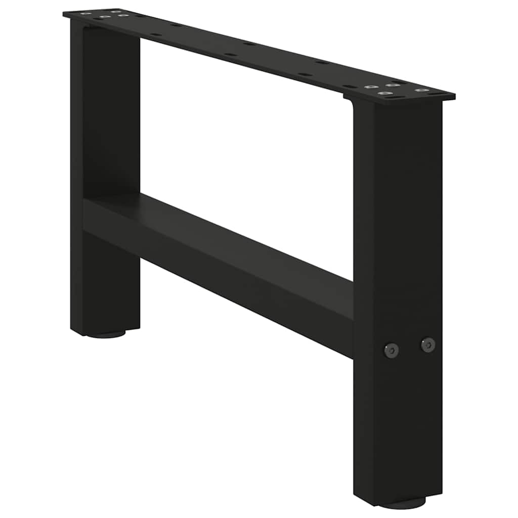 Salontafelpoten 2 st 30×60 cm staal zwart