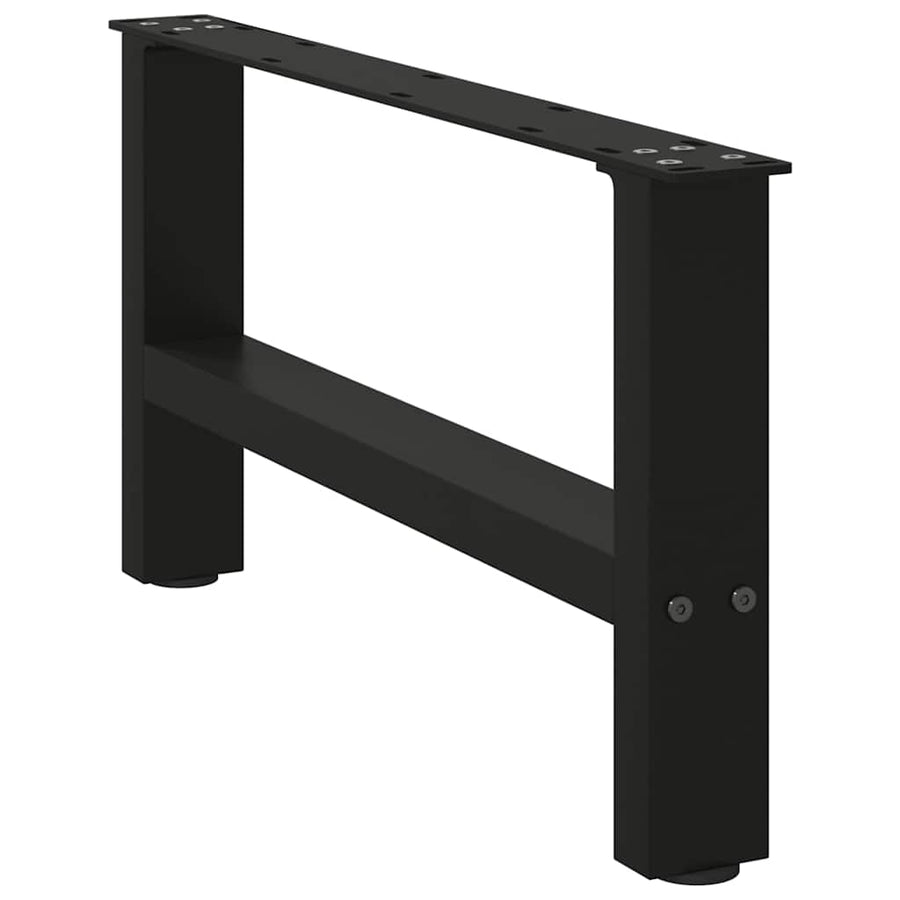 Salontafelpoten 2 st 30×60 cm staal zwart
