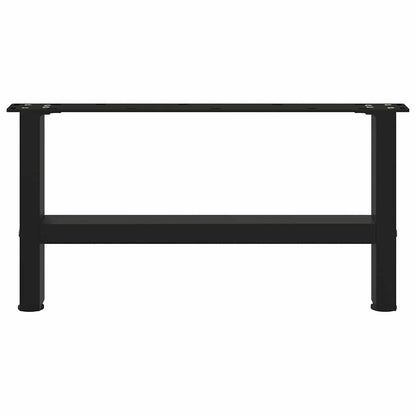Salontafelpoten 2 st 30×60 cm staal zwart