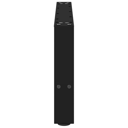 Salontafelpoten 2 st 30×60 cm staal zwart