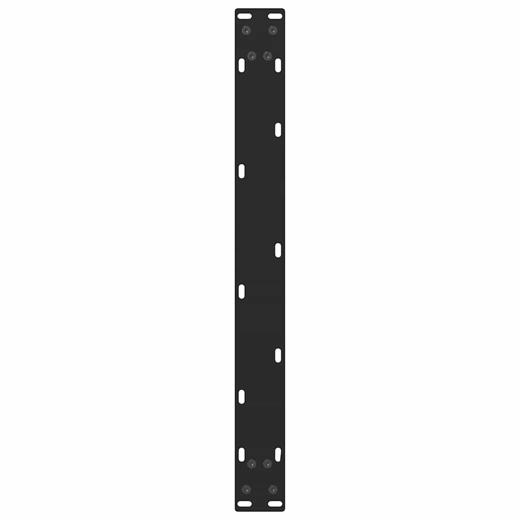 Salontafelpoten 2 st 30×60 cm staal zwart