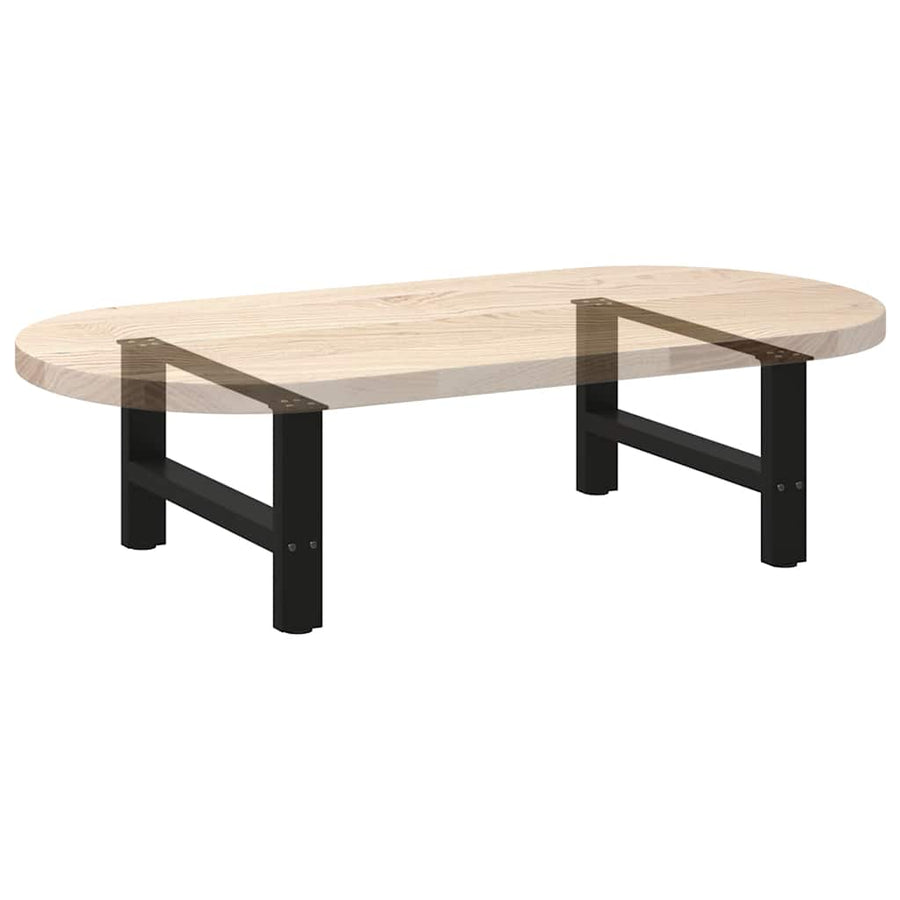 Salontafelpoten 2 st 30×60 cm staal zwart