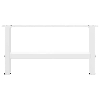 Salontafelpoten 2 st 30×60 cm staal wit