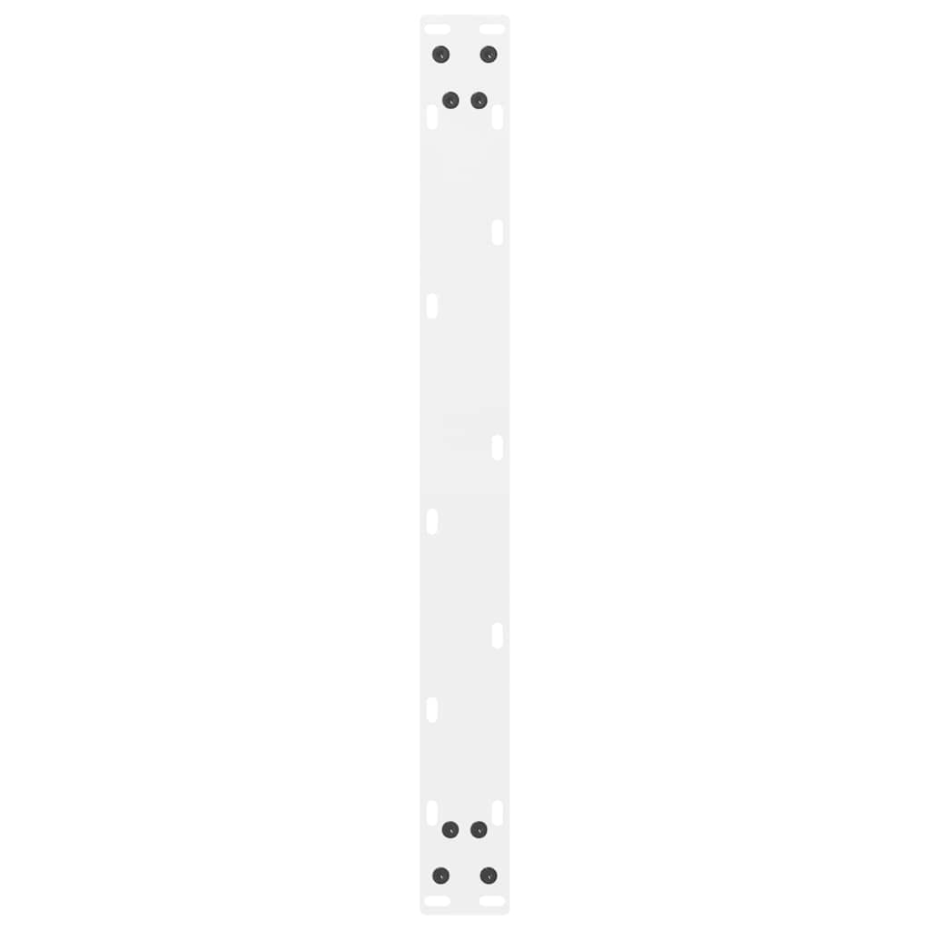 Salontafelpoten 2 st 30×60 cm staal wit