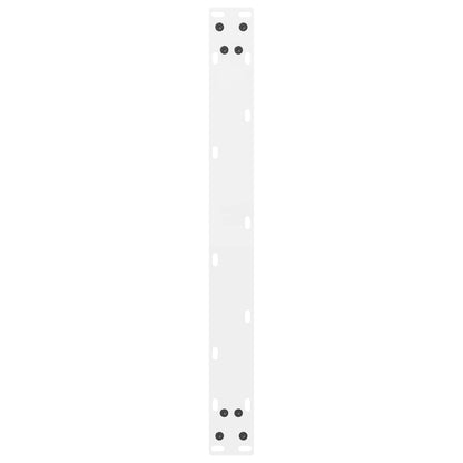 Salontafelpoten 2 st 30×60 cm staal wit