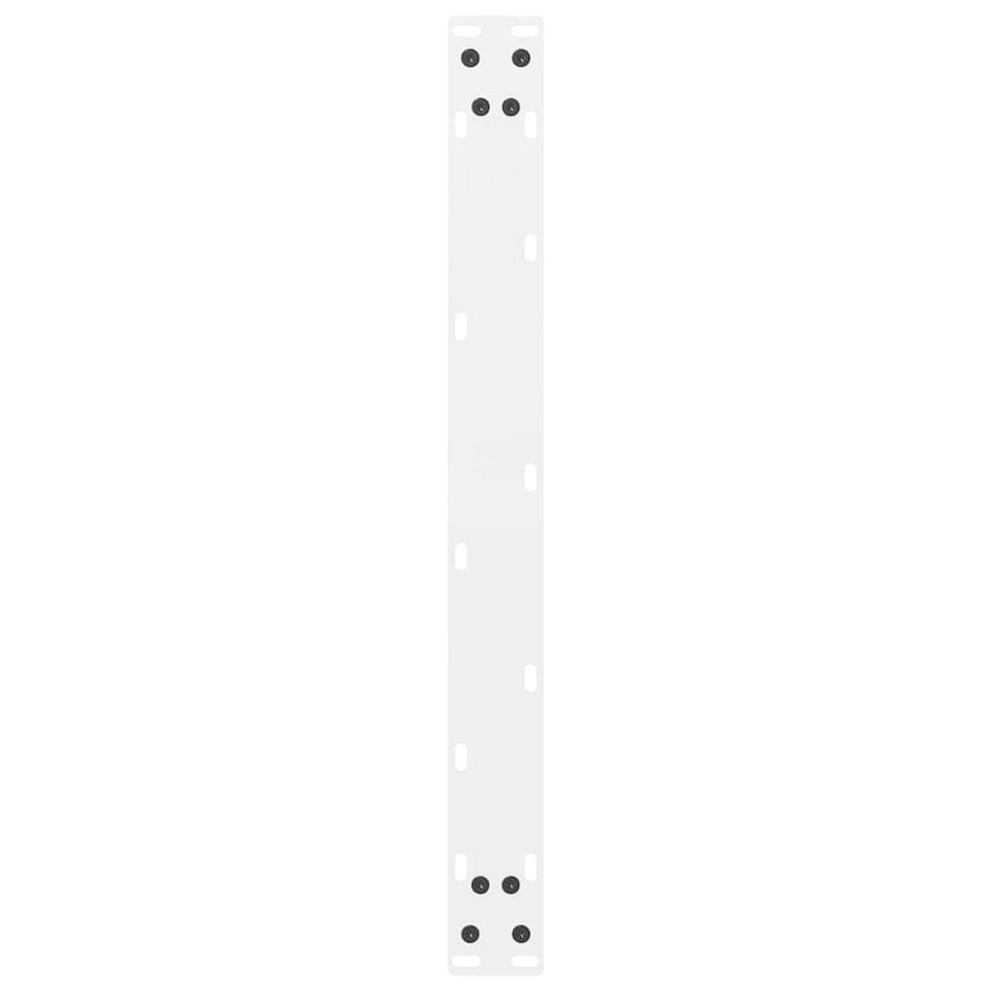 Salontafelpoten 2 st 30×60 cm staal wit