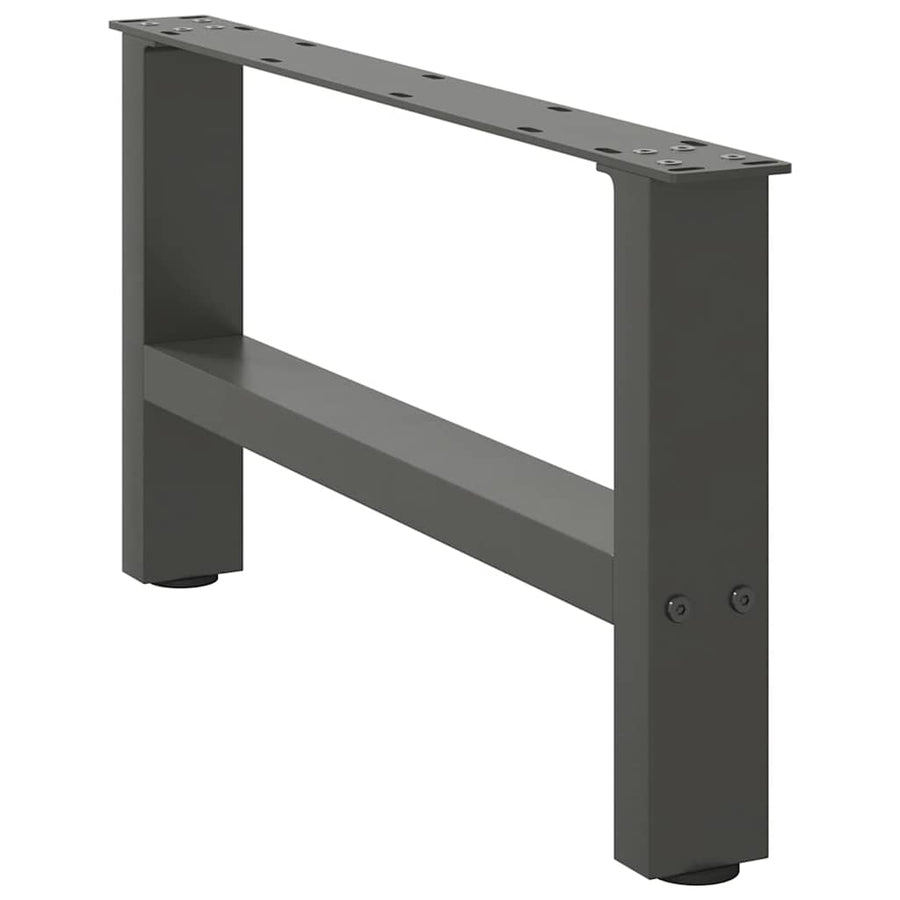 Salontafelpoten 2 st 30×60 cm staal antraciet