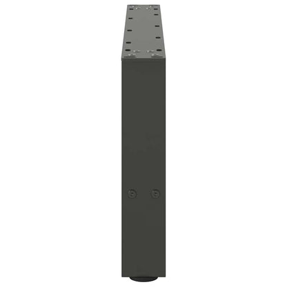 Salontafelpoten 2 st 30×60 cm staal antraciet