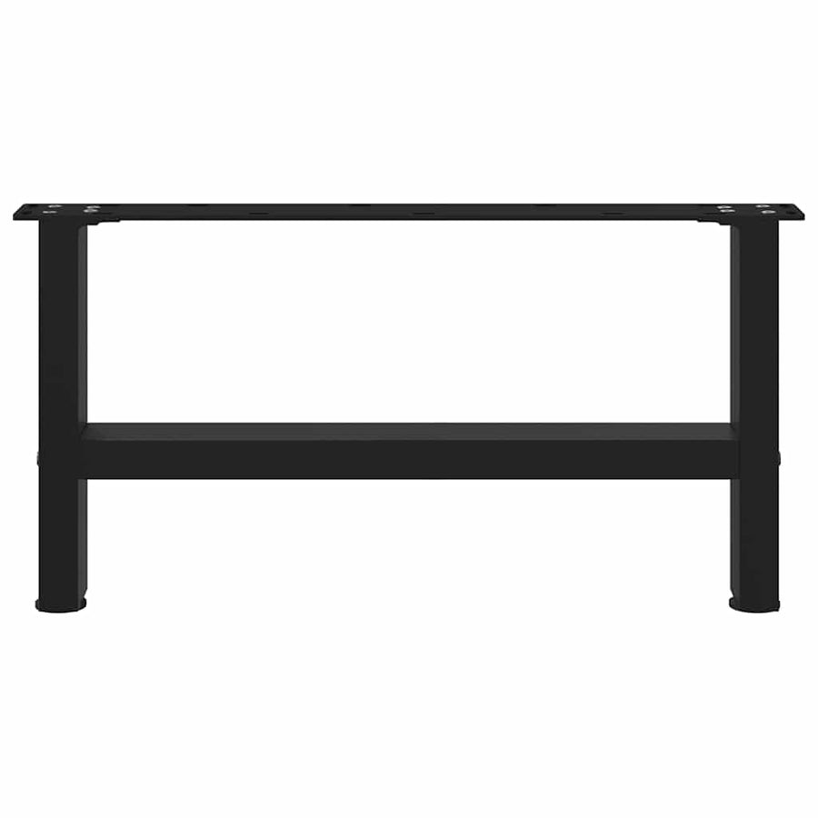 Salontafelpoten 2 st 30×70 cm staal zwart