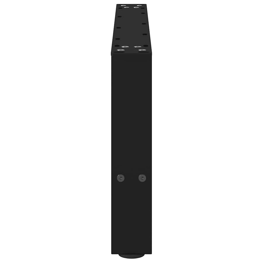 Salontafelpoten 2 st 30×70 cm staal zwart