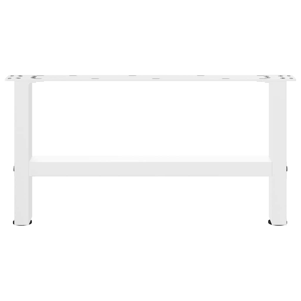 Salontafelpoten 2 st 30×70 cm staal wit