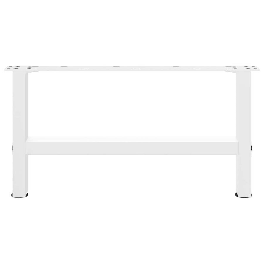 Salontafelpoten 2 st 30×70 cm staal wit