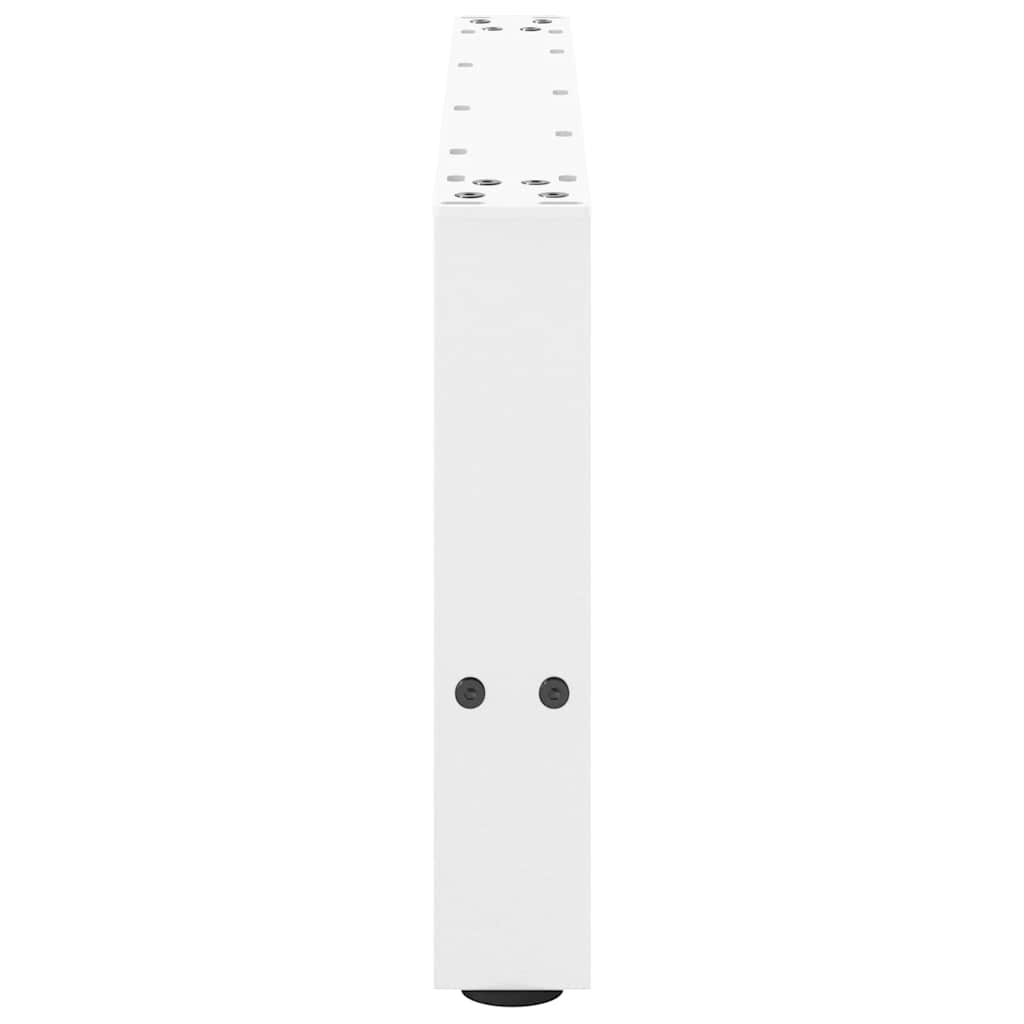Salontafelpoten 2 st 30×70 cm staal wit