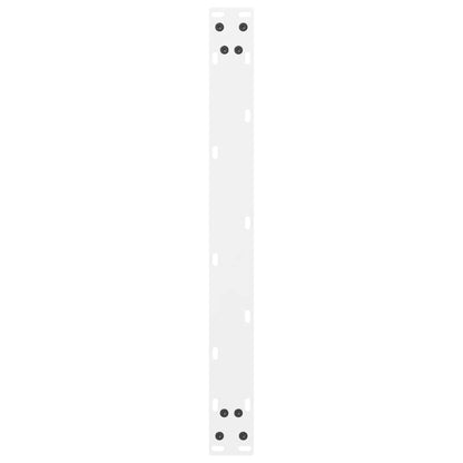 Salontafelpoten 2 st 30×70 cm staal wit