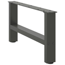 Salontafelpoten 2 st 30×70 cm staal antraciet