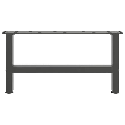 Salontafelpoten 2 st 30×70 cm staal antraciet