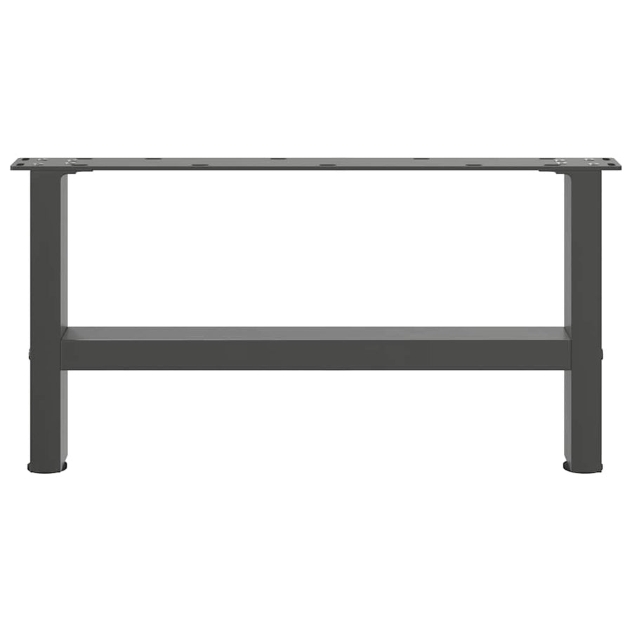 Salontafelpoten 2 st 30×70 cm staal antraciet