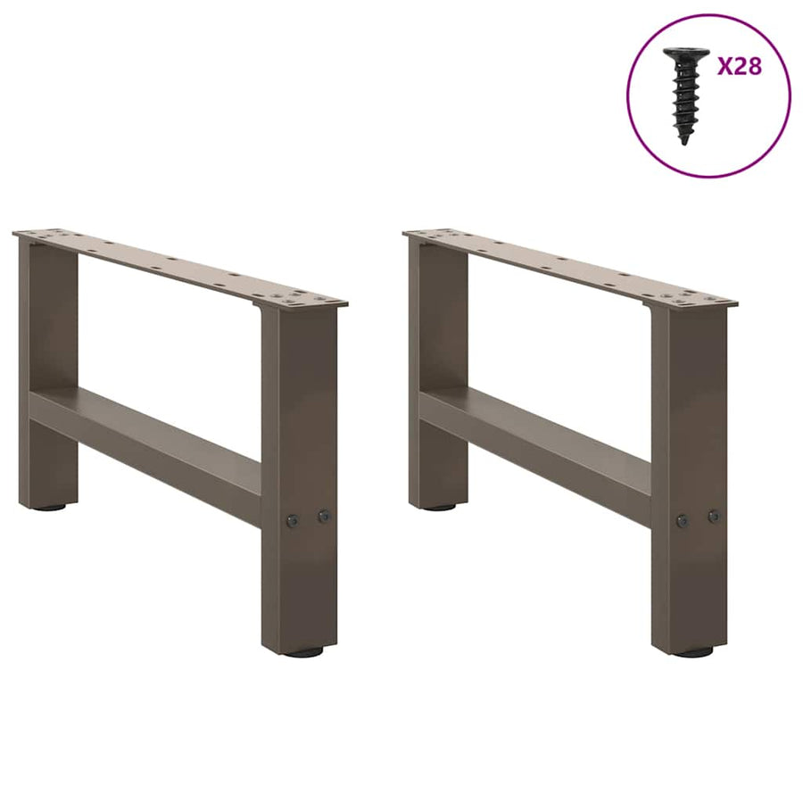 Salontafelpoten Staal 70X (30-31) Cm Staal Naturel 70 x (30-31) cm