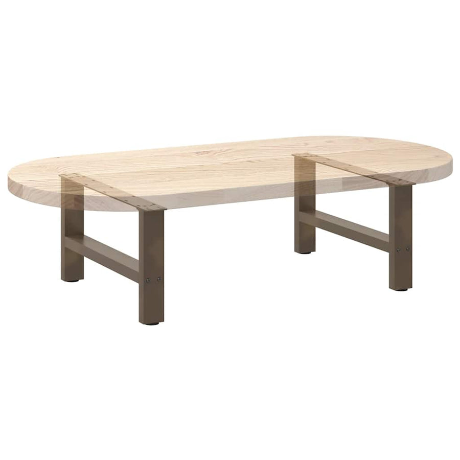 Salontafelpoten Staal 70X (30-31) Cm Staal Naturel 70 x (30-31) cm
