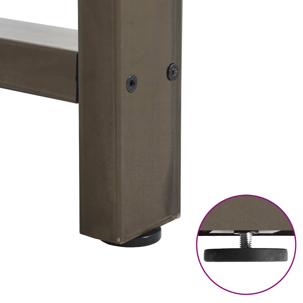 Salontafelpoten Staal 70X (30-31) Cm Staal Naturel 70 x (30-31) cm