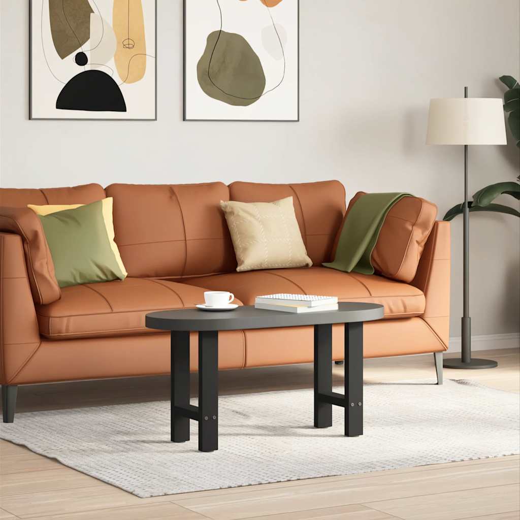 Salontafelpoten 2 st 28x(42-43) cm staal zwart