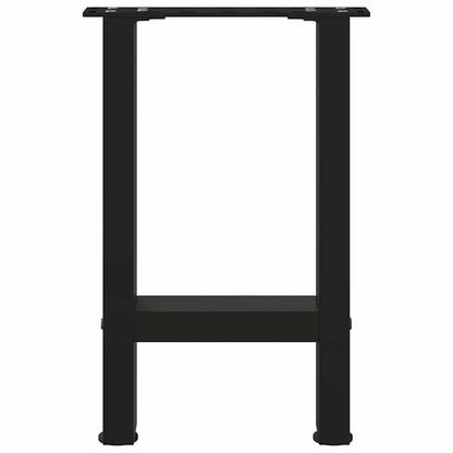 Salontafelpoten 2 st 28x(42-43) cm staal zwart