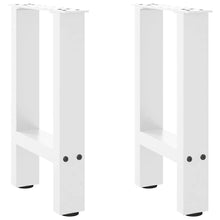 Salontafelpoten 2 st 28x(42-43) cm staal wit