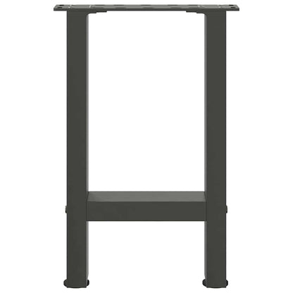 Salontafelpoten 2 st 28x(42-43) cm staal antraciet
