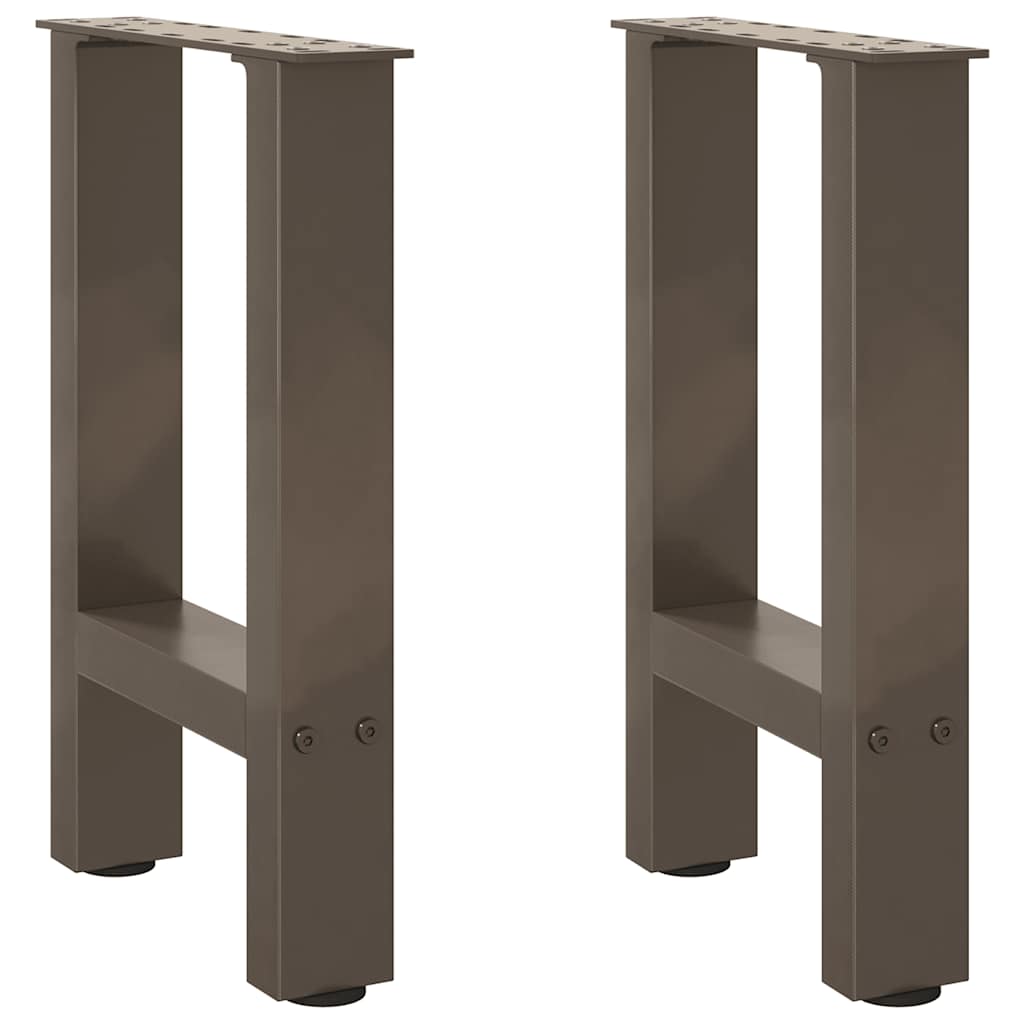 Salontafelpoten Staal Naturel 28 x (42-43) cm