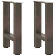 Salontafelpoten Staal Naturel 28 x (42-43) cm