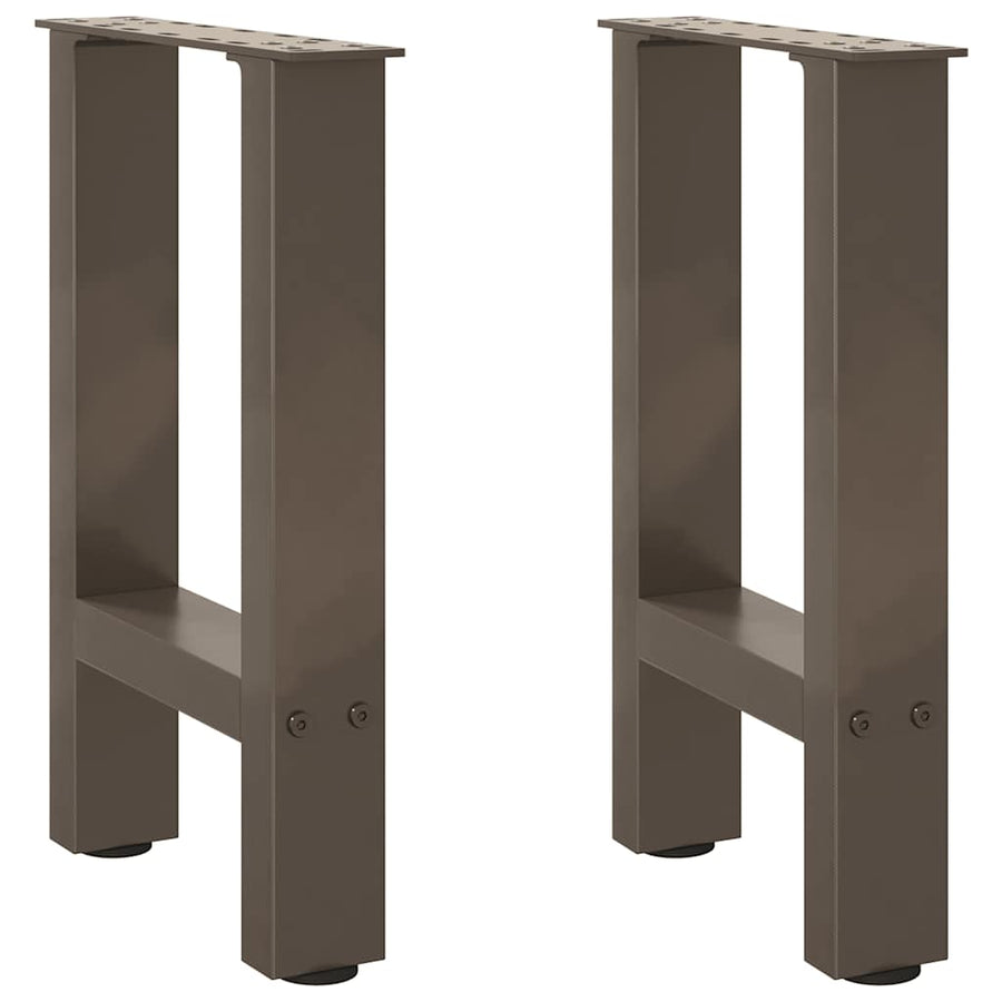 Salontafelpoten Staal Naturel 28 x (42-43) cm