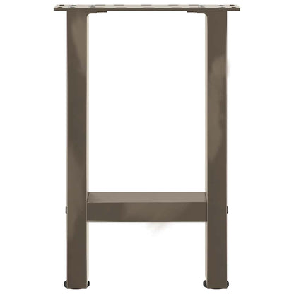 Salontafelpoten Staal Naturel 28 x (42-43) cm