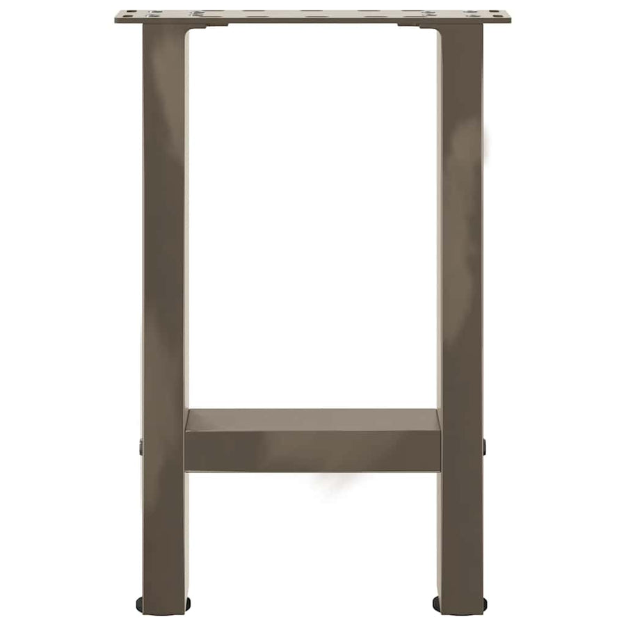Salontafelpoten Staal Naturel 28 x (42-43) cm