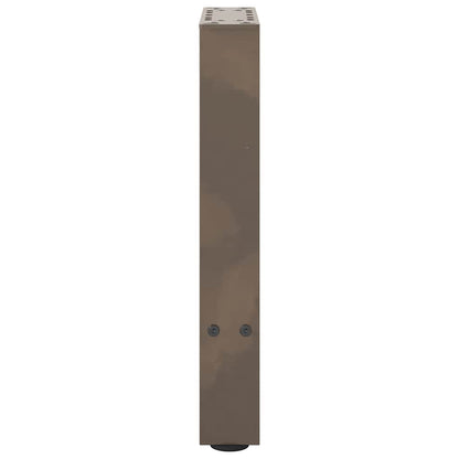 Salontafelpoten Staal Naturel 28 x (42-43) cm