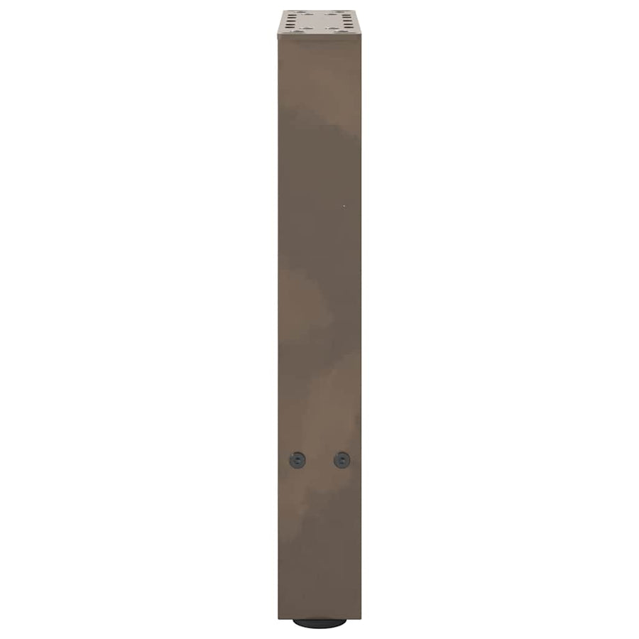 Salontafelpoten Staal Naturel 28 x (42-43) cm