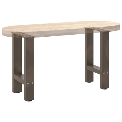 Salontafelpoten Staal Naturel 28 x (42-43) cm