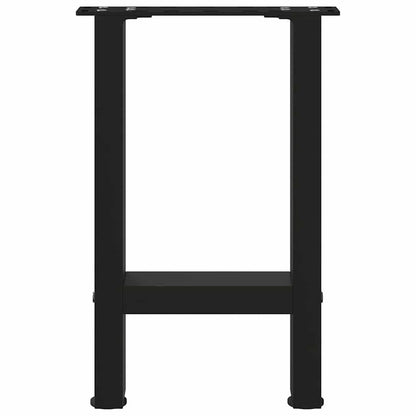 Salontafelpoten 2 st 38x(42-43) cm staal zwart