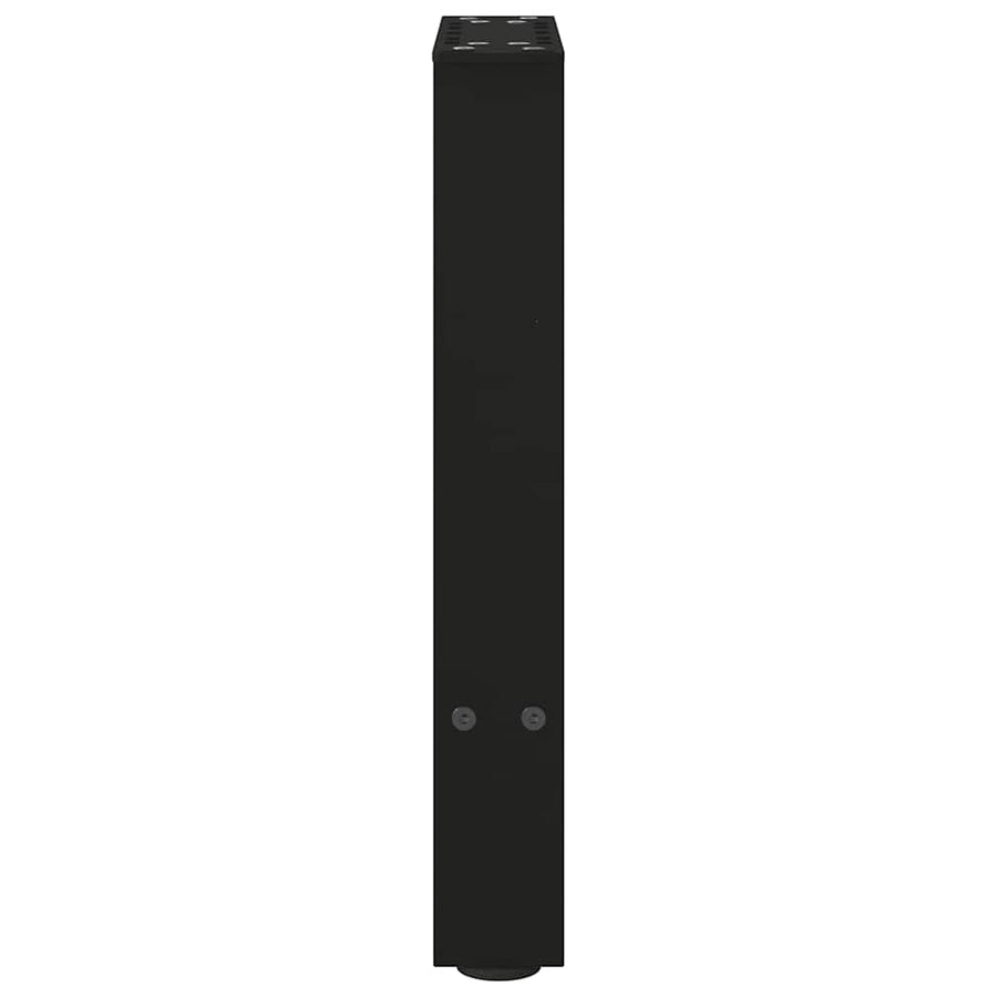 Salontafelpoten 2 st 38x(42-43) cm staal zwart