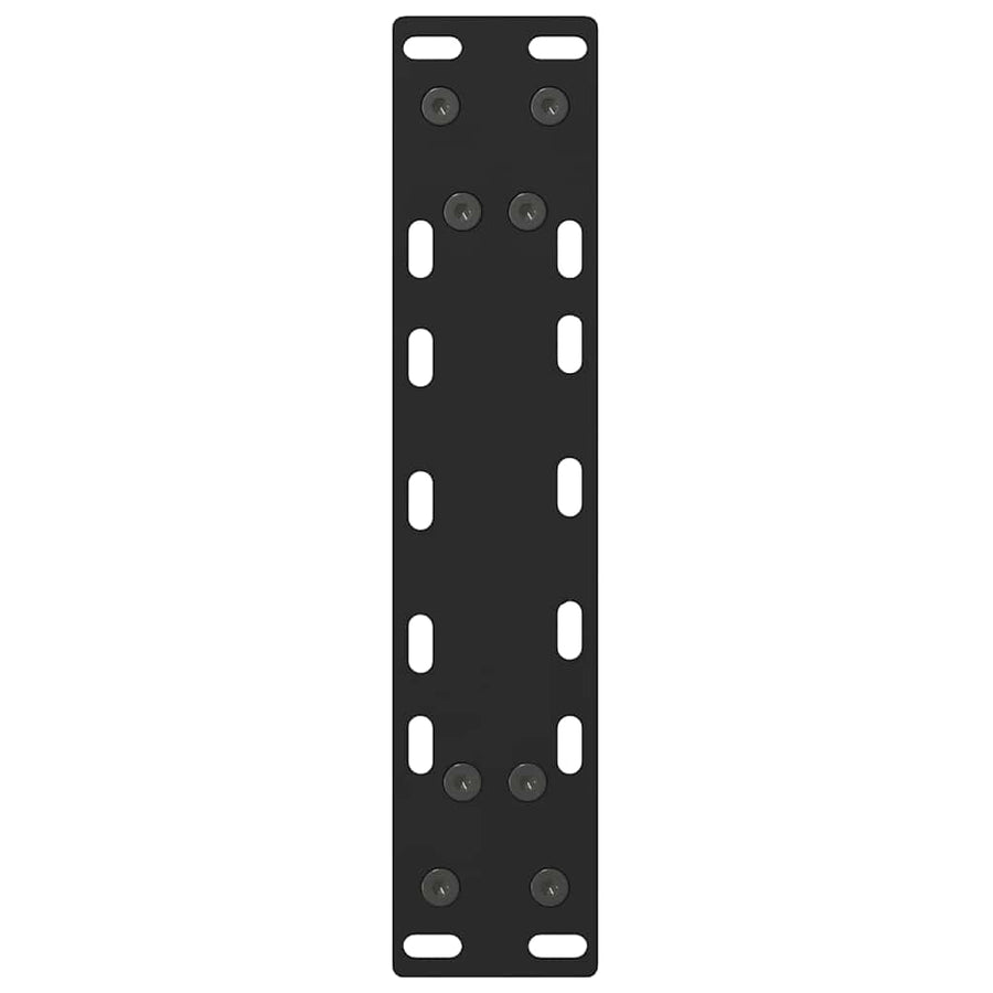 Salontafelpoten 2 st 38x(42-43) cm staal zwart