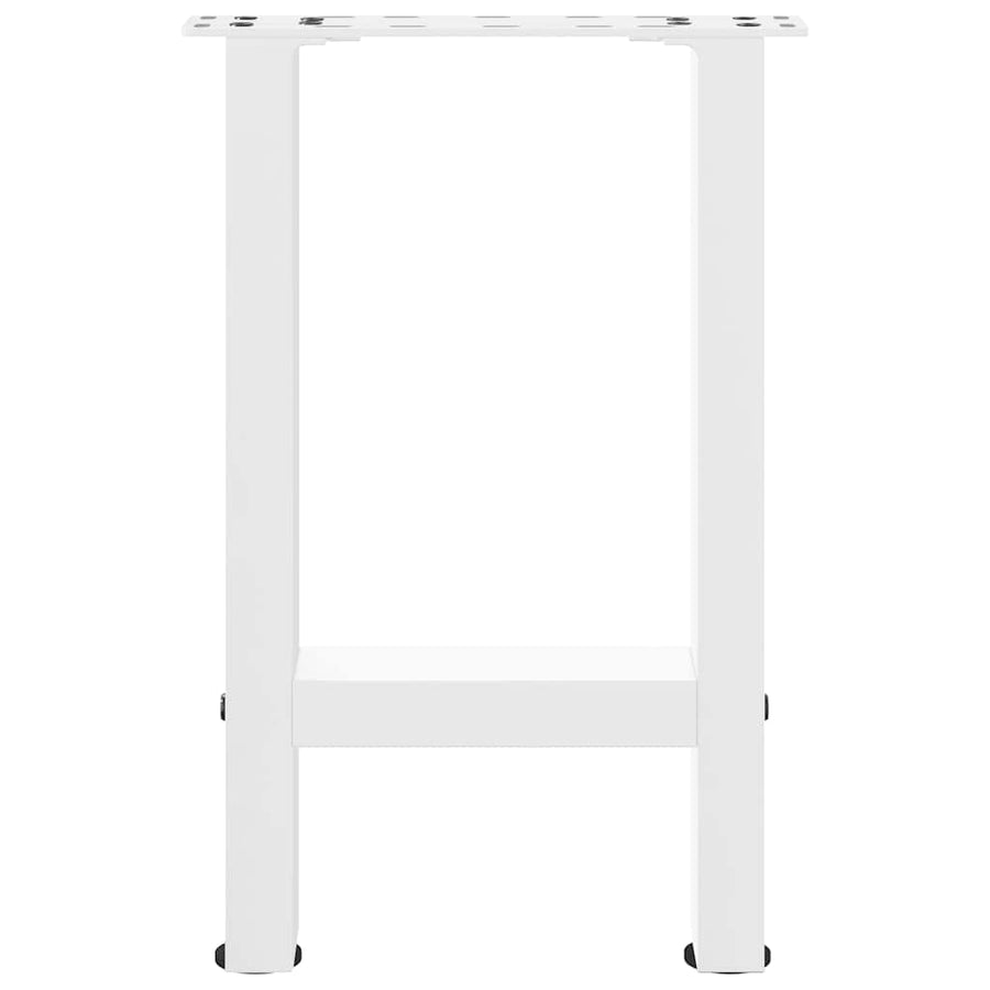 Salontafelpoten 2 st 38x(42-43) cm staal wit
