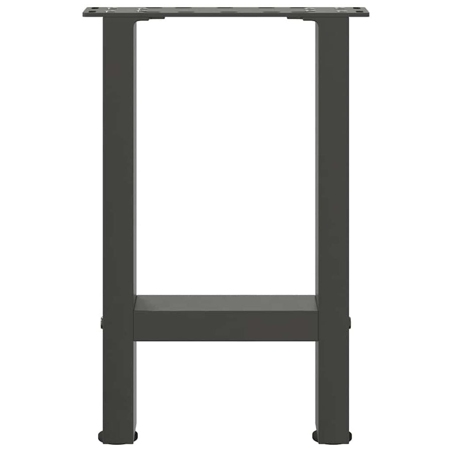 Salontafelpoten 2 st 38x(42-43) cm staal antraciet
