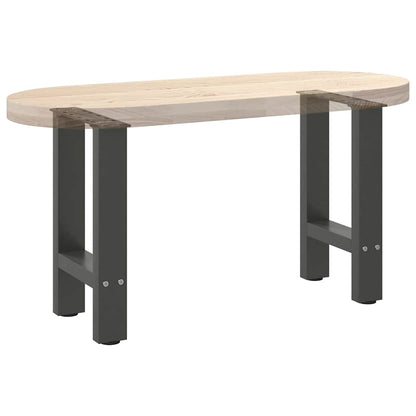 Salontafelpoten 2 st 38x(42-43) cm staal antraciet