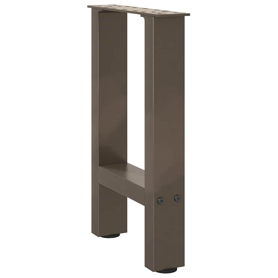 Salontafelpoten Staal Naturel 38 x (42-43) cm