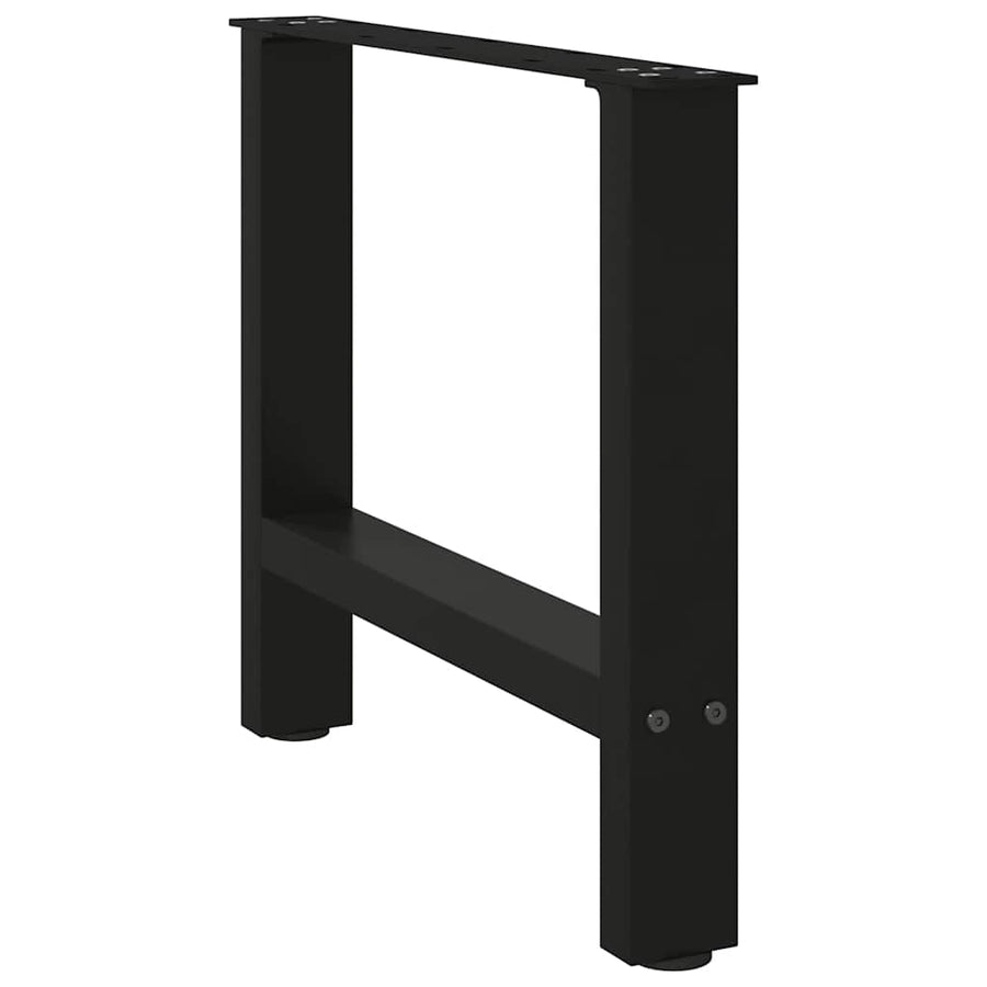 Salontafelpoten Staal Zwart 50 x (42-43) cm