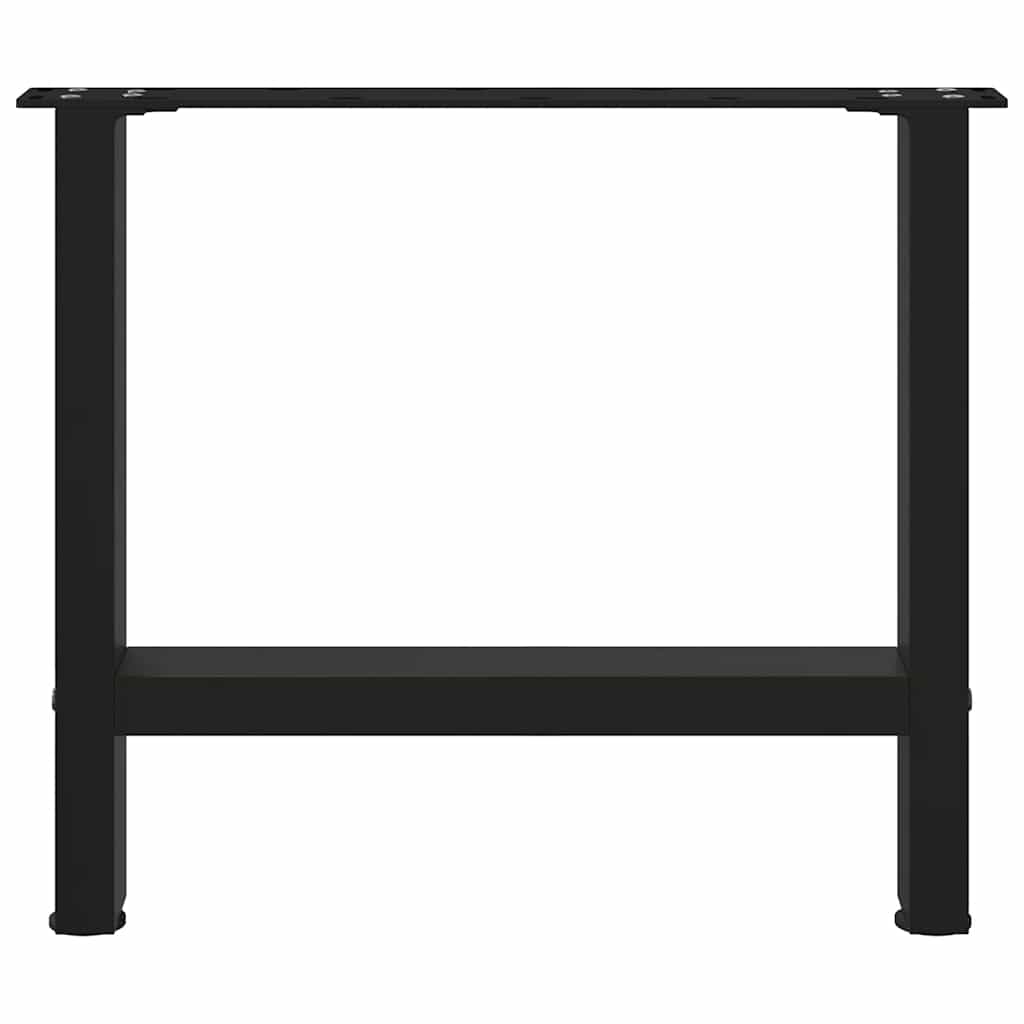 Salontafelpoten Staal Zwart 50 x (42-43) cm