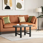Coffee table legs 2 pcs 50x(42-43) cm steel black