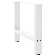 Salontafelpoten 2 st 50x42 cm staal wit